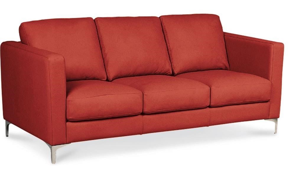 American Leather Kendall Contemporary 74 Inch Sofa with 3 Seats